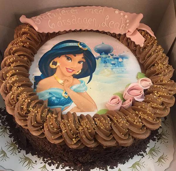 Sjokoladekake med valgfritt bilde