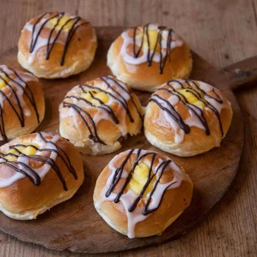 Solskinnsbolle med belgisk sjokolade