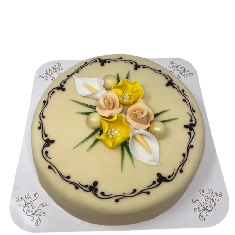 Klassisk marsipankake