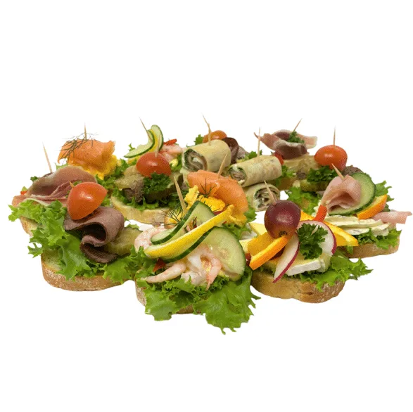 Kanapeer med kvalitets pålegg - Bilde 2