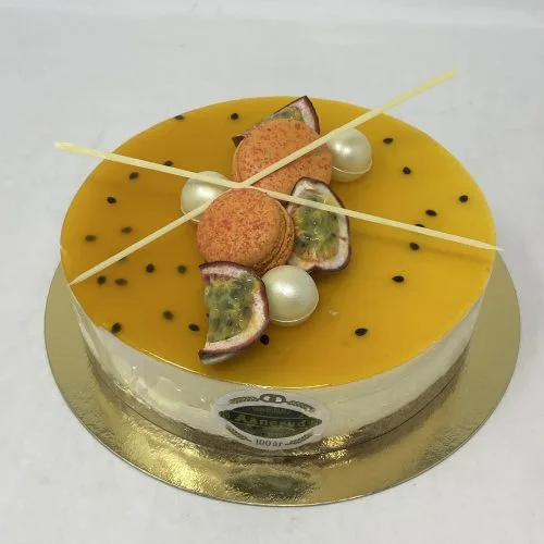 Ostekake med pasjonsfrukt