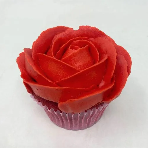 Rose cupcake 6 pk