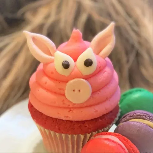 Gris cupcake 6 pk