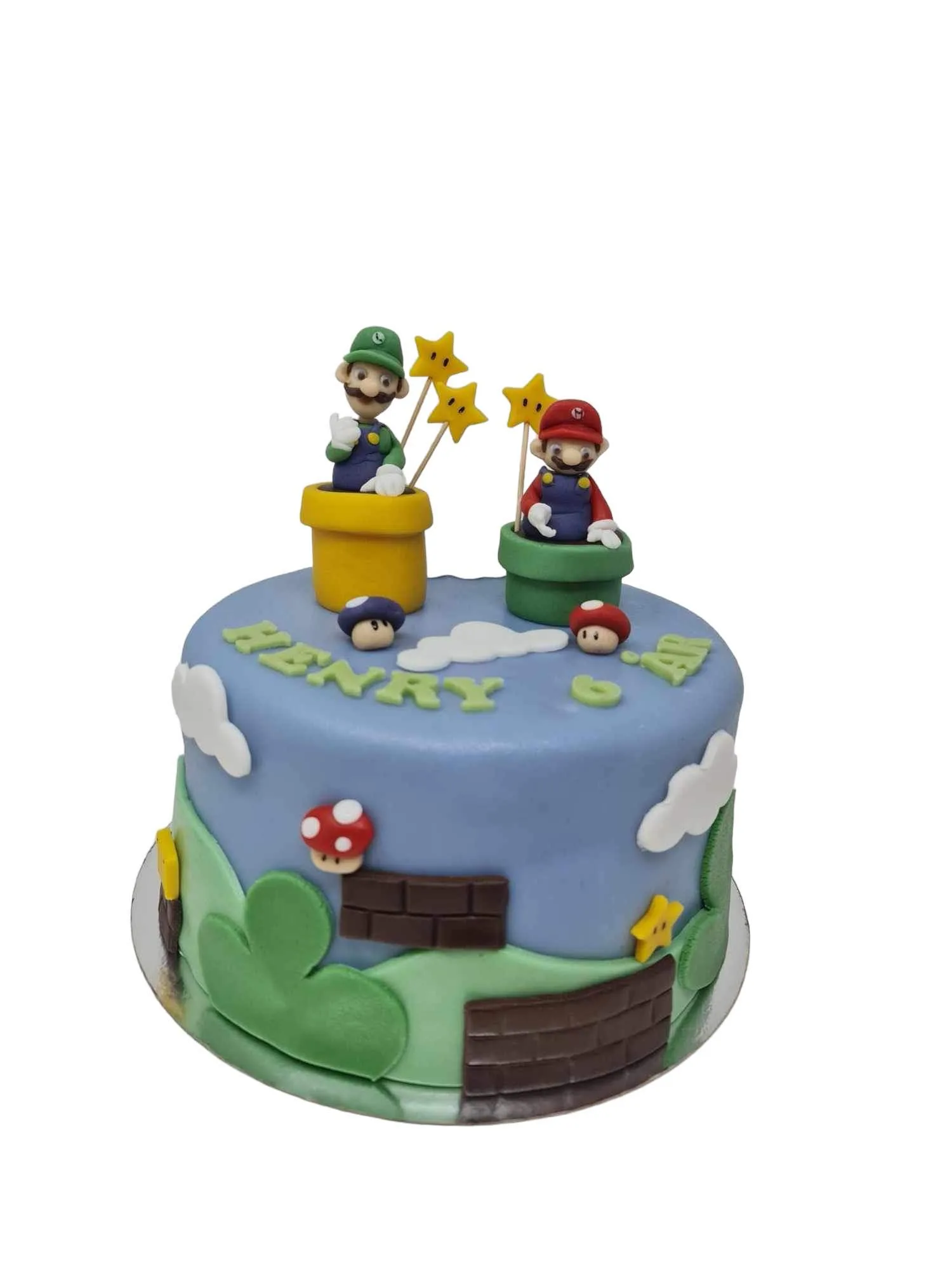 Mario og Luigi kake