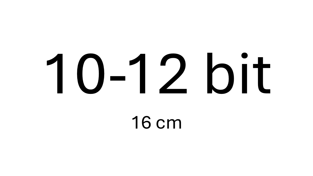 10-12 biter (16cm)