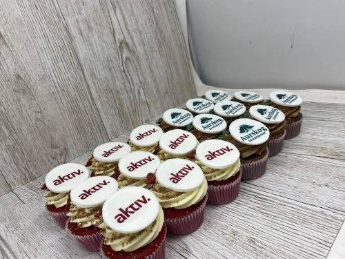 Cupcake 6pk med din logo